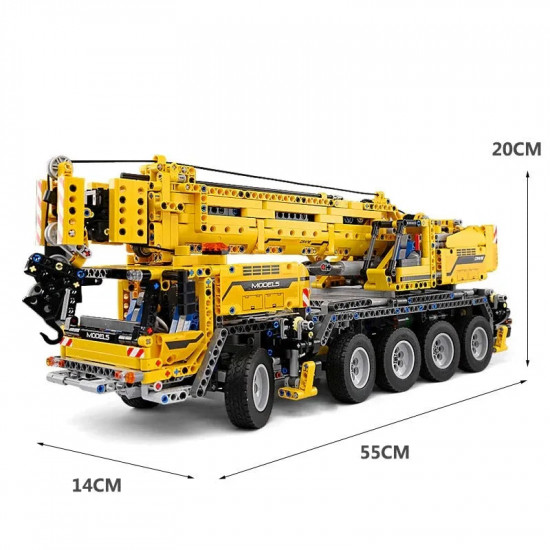 moc app motorized rc heavy mobile lift crane truck bricks toy moc app motorized rc heavy mobile lift crane truck bricks toy