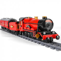 moc app motorized rc magic castle train bricks toy 12010