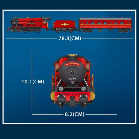 moc app motorized rc magic castle train bricks toy 12010 moc app motorized rc magic castle train bricks toy 12010