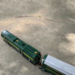 moc app motorized rc nj2 diesel locomotive train bricks toy