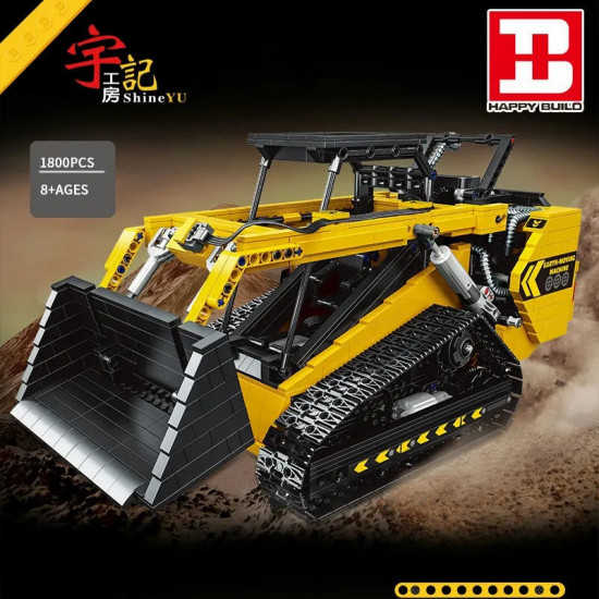 moc app motorized rc skid steer loader truck bricks toy moc app motorized rc skid steer loader truck bricks toy