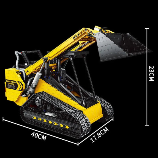 moc app motorized rc skid steer loader truck bricks toy moc app motorized rc skid steer loader truck bricks toy