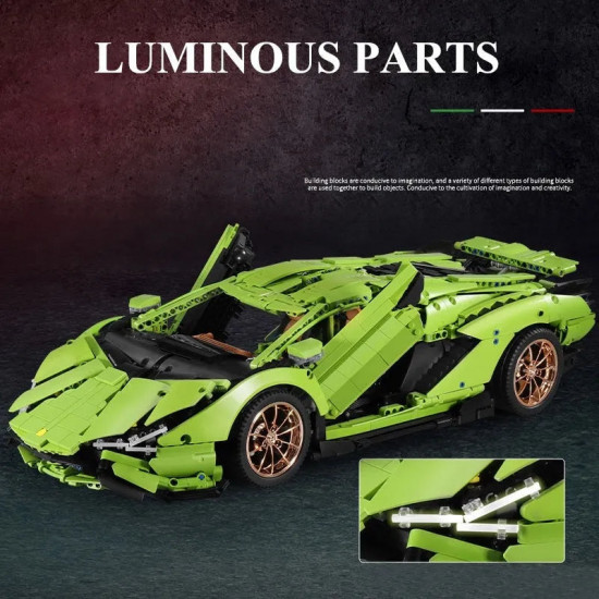 moc app rc lamborghini hyper racing car bricks toys 13057 moc app rc lamborghini hyper racing car bricks toys 13057