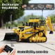 moc app rc pneumatic bulldozer bricks kids toys 17023 moc app rc pneumatic bulldozer bricks kids toys 17023