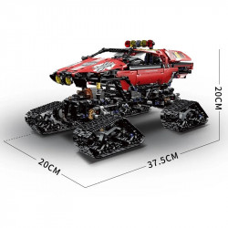 moc app rc polar explorer tracked vehicle bricks toys
