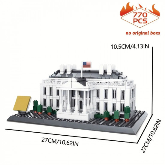 moc architecture 7018 white house bricks skyline kids toys moc architecture 7018 white house bricks skyline kids toys