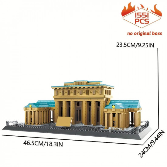 moc architecture berlin brandenburg gate bricks toy moc architecture berlin brandenburg gate bricks toy