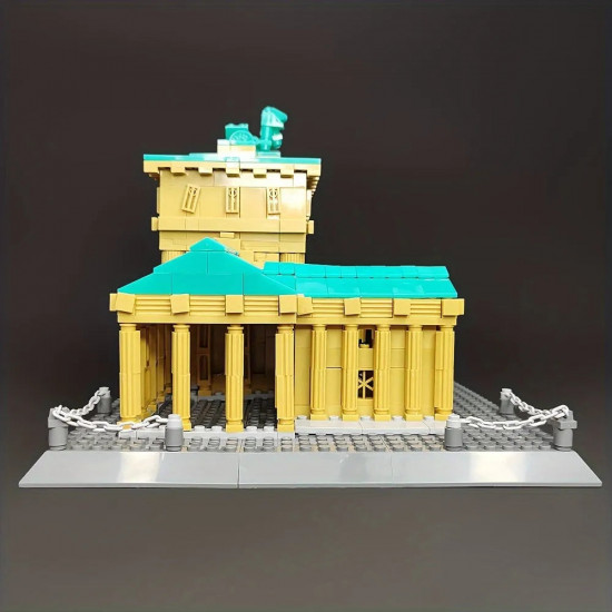 moc architecture berlin brandenburg gate bricks toy moc architecture berlin brandenburg gate bricks toy
