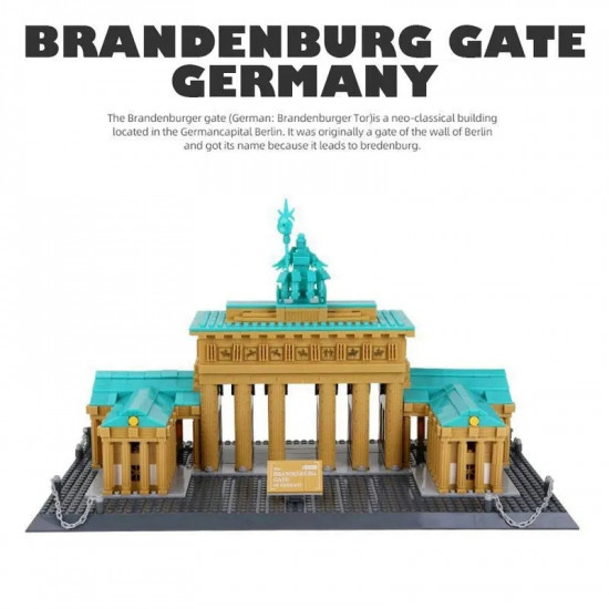 moc architecture berlin brandenburg gate bricks toy moc architecture berlin brandenburg gate bricks toy