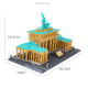 moc architecture berlin brandenburg gate bricks toy moc architecture berlin brandenburg gate bricks toy