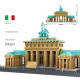 moc architecture berlin brandenburg gate bricks toy moc architecture berlin brandenburg gate bricks toy
