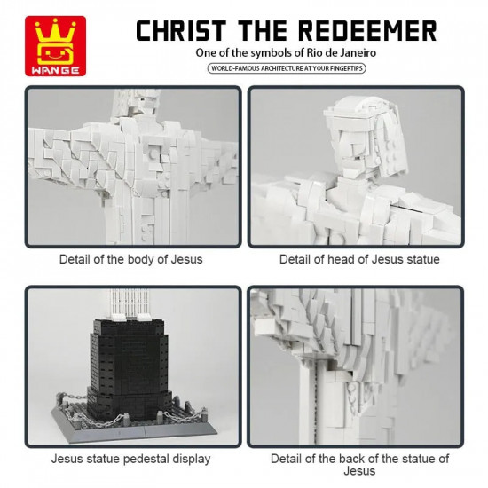moc architecture brazil christ redeemer bricks toys moc architecture brazil christ redeemer bricks toys