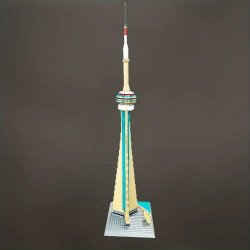 moc architecture canada toronto tv tower bricks toy