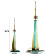 moc architecture canada toronto tv tower bricks toy moc architecture canada toronto tv tower bricks toy