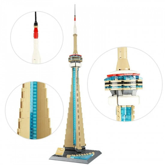 moc architecture canada toronto tv tower bricks toy moc architecture canada toronto tv tower bricks toy