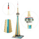 moc architecture canada toronto tv tower bricks toy moc architecture canada toronto tv tower bricks toy