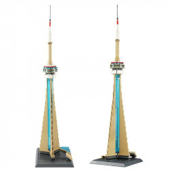 moc architecture canada toronto tv tower bricks toy