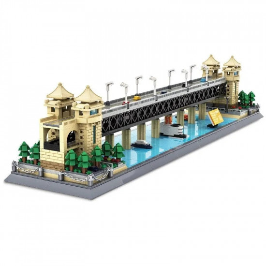 moc architecture china wuhan river bridge bricks toy moc architecture china wuhan river bridge bricks toy