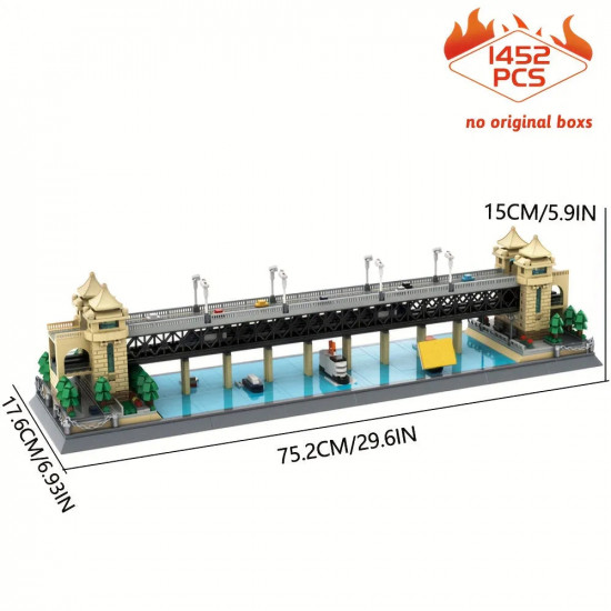 moc architecture china wuhan river bridge bricks toy moc architecture china wuhan river bridge bricks toy