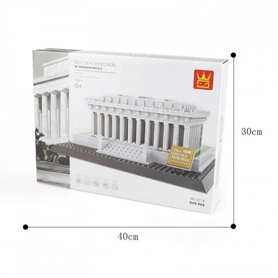 moc architecture city lincoln memorial bricks toys 4216 moc architecture city lincoln memorial bricks toys 4216