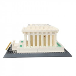 moc architecture city lincoln memorial bricks toys 4216