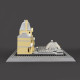 moc architecture city paris the louvre bricks kids toys moc architecture city paris the louvre bricks kids toys
