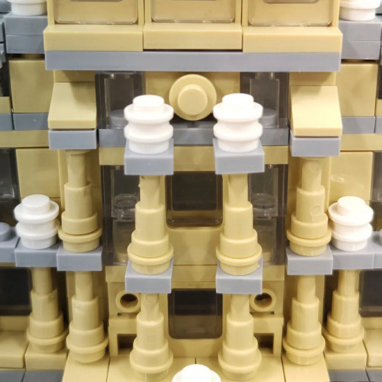 moc architecture city paris the louvre bricks kids toys moc architecture city paris the louvre bricks kids toys