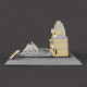 moc architecture city paris the louvre bricks kids toys moc architecture city paris the louvre bricks kids toys
