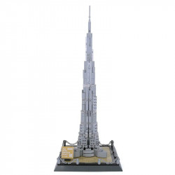 moc architecture dubai burj khalifa bricks toys 4222