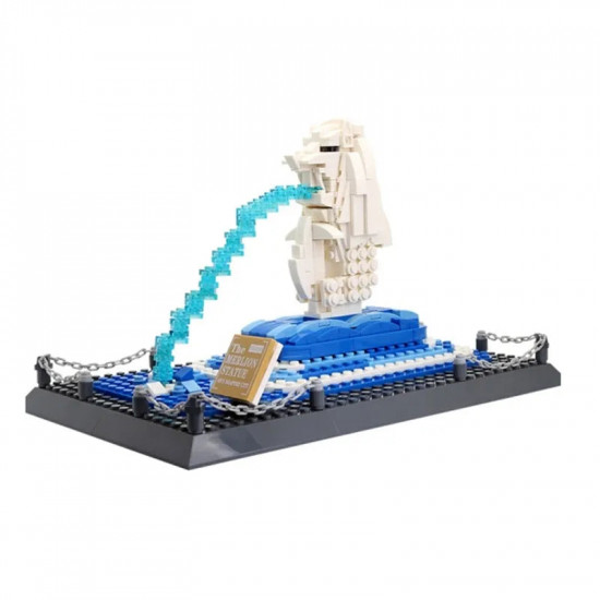 moc architecture famous merlion statue bricks toys 4218 moc architecture famous merlion statue bricks toys 4218