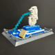 moc architecture famous merlion statue bricks toys 4218 moc architecture famous merlion statue bricks toys 4218