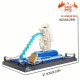 moc architecture famous merlion statue bricks toys 4218 moc architecture famous merlion statue bricks toys 4218