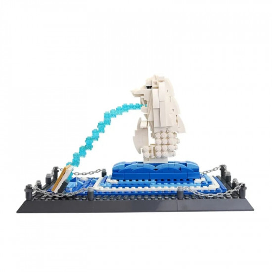 moc architecture famous merlion statue bricks toys 4218 moc architecture famous merlion statue bricks toys 4218