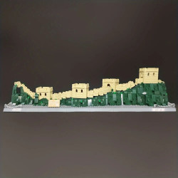 moc architecture great china wall bricks toys