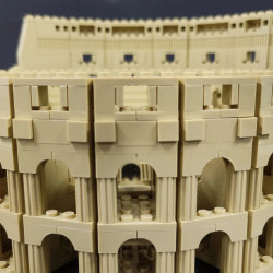 moc architecture italy rome colosseum bricks toy