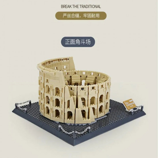 moc architecture italy rome colosseum bricks toy moc architecture italy rome colosseum bricks toy