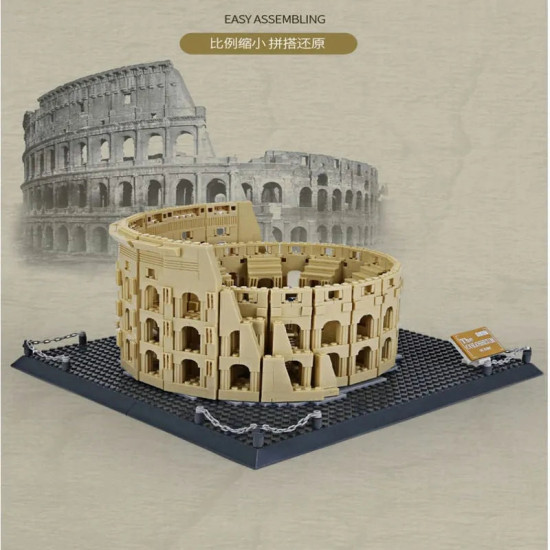 moc architecture italy rome colosseum bricks toy moc architecture italy rome colosseum bricks toy
