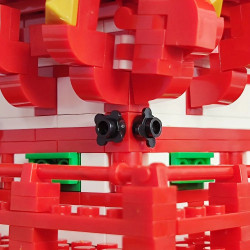 moc architecture japanese city temple bricks toys