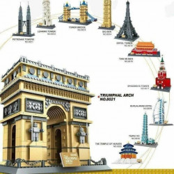 moc architecture leaning tower of pisa bricks toy