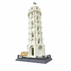 moc architecture leaning tower of pisa bricks toy