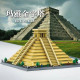 moc architecture mexico el castillo bricks toy moc architecture mexico el castillo bricks toy