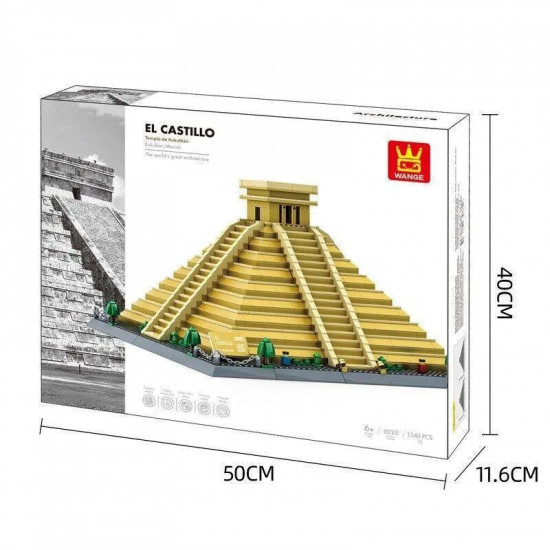 moc architecture mexico el castillo bricks toy moc architecture mexico el castillo bricks toy