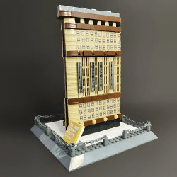 moc architecture new york flatiron bricks kids toys 4220