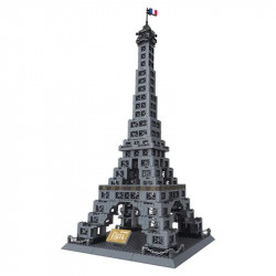 moc architecture paris eiffel tower bricks toy
