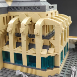 moc architecture paris notre dame cathedral bricks toy