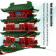 moc architecture prince pavilion house led bricks toy moc architecture prince pavilion house led bricks toy