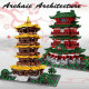 moc architecture prince pavilion house led bricks toy moc architecture prince pavilion house led bricks toy