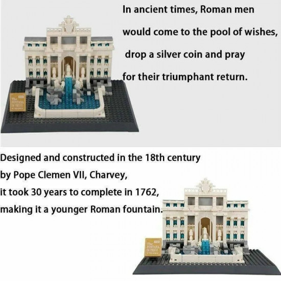 moc architecture rome fontana di trevi skyline bricks 4212 moc architecture rome fontana di trevi skyline bricks 4212