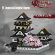 moc architecture sakura kumamoto castle bricks toy moc architecture sakura kumamoto castle bricks toy