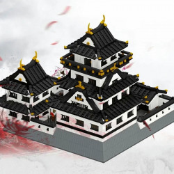 moc architecture sakura kumamoto castle bricks toy